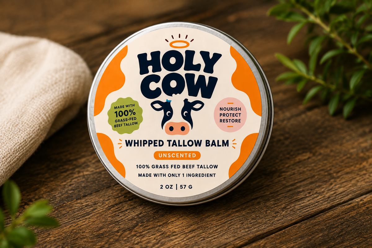 Holy cow Pure Grass-Fed Tallow - Face & Body Balm